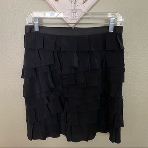 INC International Concepts Ruffled Silk Skirt